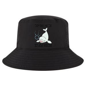 Funny Gifts For Whale Lovers Pun Joke Cute Beluga Whale Cool Comfort Performance Bucket Hat