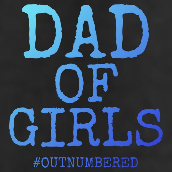Father Gift From Daughters Funny Dad Of #Outnumbered Cool Gift 7 Panel Mesh Trucker Snapback Hat