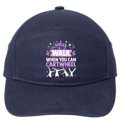 Funny Gymnastics  For   Gymnast 7-Panel Snapback Hat