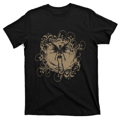 Fairy Grunge Fairycore Aesthetic Skeleton Butterfly T-Shirt