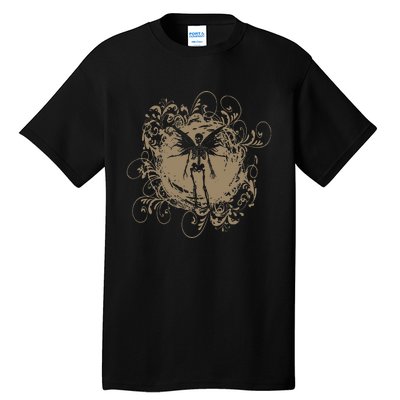 Fairy Grunge Fairycore Aesthetic Skeleton Butterfly Tall T-Shirt