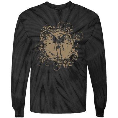 Fairy Grunge Fairycore Aesthetic Skeleton Butterfly Tie-Dye Long Sleeve Shirt