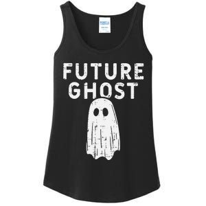 Future Ghost Funny Happy Halloween Costume Ladies Essential Tank