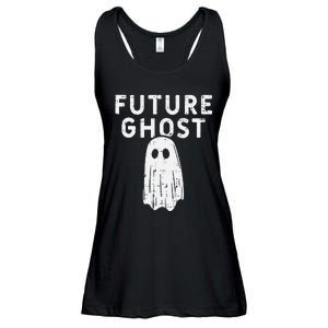 Future Ghost Funny Happy Halloween Costume Ladies Essential Flowy Tank