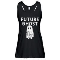 Future Ghost Funny Happy Halloween Costume Ladies Essential Flowy Tank