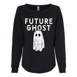 Future Ghost Funny Happy Halloween Costume Womens California Wash Sweatshirt