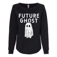 Future Ghost Funny Happy Halloween Costume Womens California Wash Sweatshirt