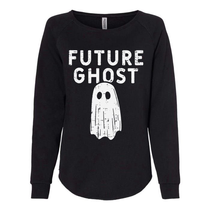 Future Ghost Funny Happy Halloween Costume Womens California Wash Sweatshirt