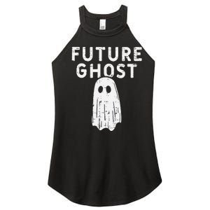 Future Ghost Funny Happy Halloween Costume Women's Perfect Tri Rocker Tank