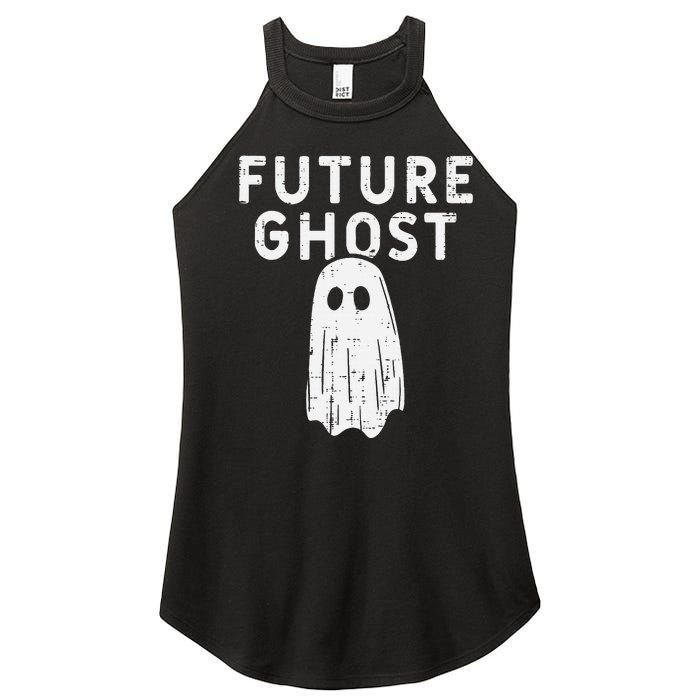 Future Ghost Funny Happy Halloween Costume Women's Perfect Tri Rocker Tank