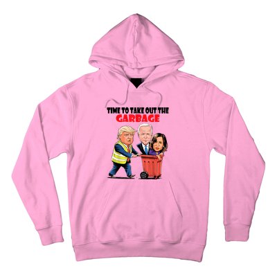 Funny Garbage For Trump 2024 Time To Take Out The Garbage Hoodie