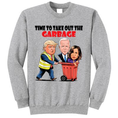 Funny Garbage For Trump 2024 Time To Take Out The Garbage Sweatshirt