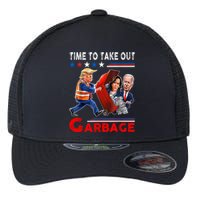 Funny Garbage For Trump 2024 Time To Take Out The Garbage Flexfit Unipanel Trucker Cap