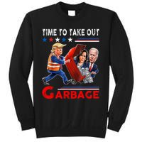 Funny Garbage For Trump 2024 Time To Take Out The Garbage Sweatshirt