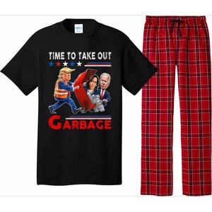 Funny Garbage For Trump 2024 Time To Take Out The Garbage Pajama Set