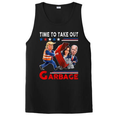 Funny Garbage For Trump 2024 Time To Take Out The Garbage PosiCharge Competitor Tank