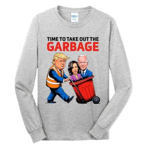 Funny Garbage For Trump 2024 Tall Long Sleeve T-Shirt