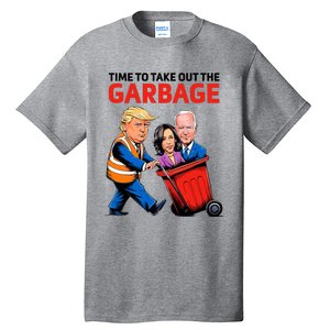 Funny Garbage For Trump 2024 Tall T-Shirt