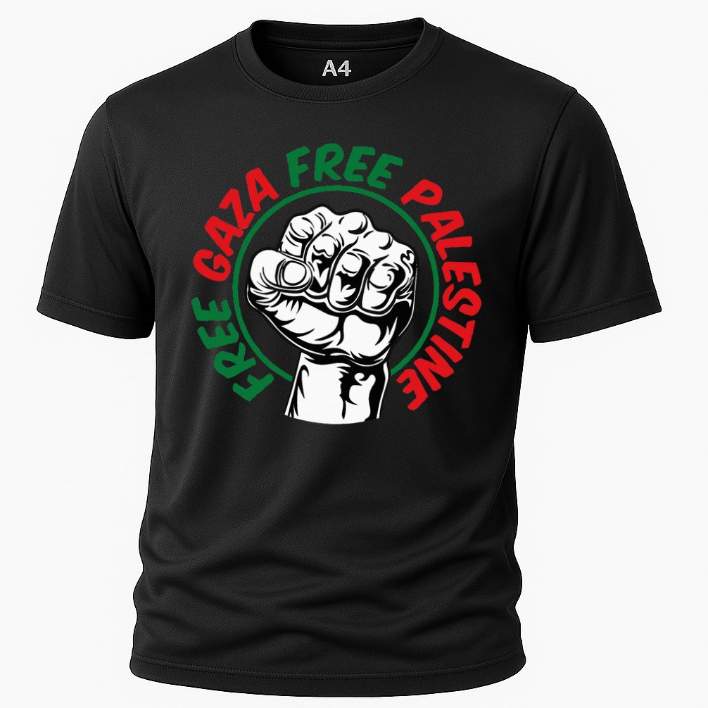 Free Gaza  Cooling Performance Crew T-Shirt