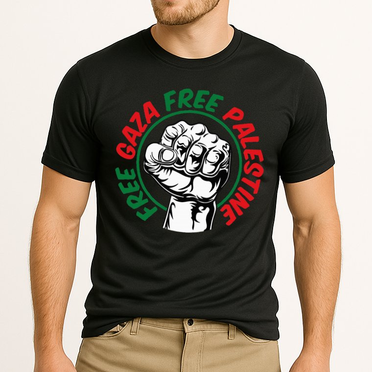 Free Gaza  Cooling Performance Crew T-Shirt