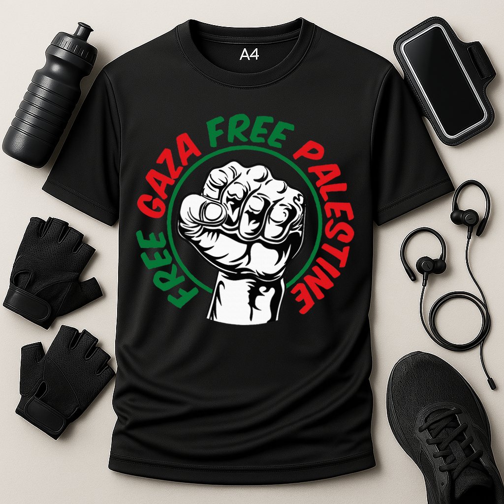 Free Gaza  Cooling Performance Crew T-Shirt