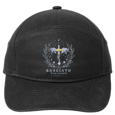 Funny Gift Fourth Wing Basgiath War College Bookish 7-Panel Snapback Hat