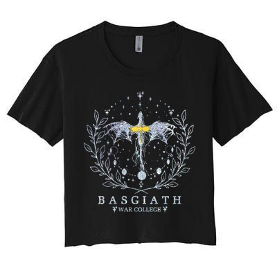 Funny Gift Fourth Wing Basgiath War College Bookish Crop Top