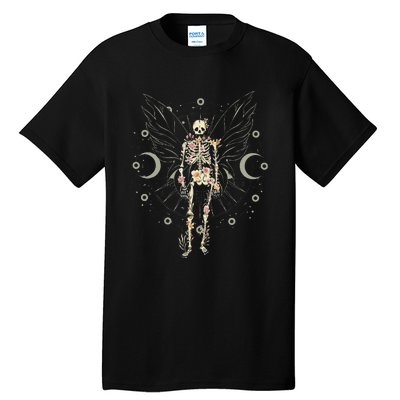 Fairy Grunge Fairycore Aesthetic Butterfly Skeleton Gothic Tall T-Shirt