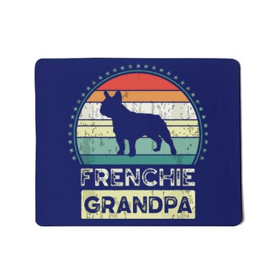 Frenchie Grandpa Fathers Day French Bulldog Mousepad