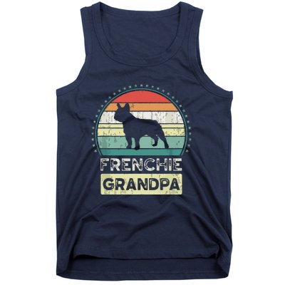 Frenchie Grandpa Fathers Day French Bulldog Tank Top