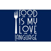 Foodie Gifts Food Is My Love Language Food Lover Chef Cook Bumper Sticker