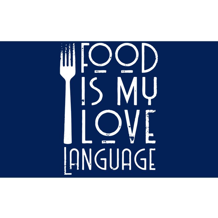 Foodie Gifts Food Is My Love Language Food Lover Chef Cook Bumper Sticker