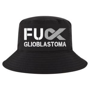 Fuck Glioblastoma Fu Cancer Awareness Ribbon Warrior Fighter Meaningful Gift Cool Comfort Performance Bucket Hat