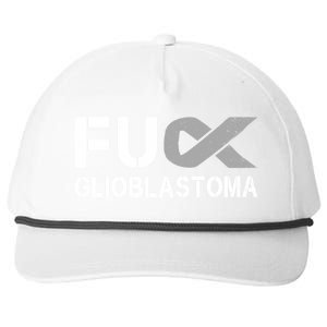 Fuck Glioblastoma Fu Cancer Awareness Ribbon Warrior Fighter Meaningful Gift Snapback Five-Panel Rope Hat