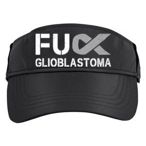 Fuck Glioblastoma Fu Cancer Awareness Ribbon Warrior Fighter Meaningful Gift Adult Drive Performance Visor