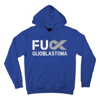 Fuck Glioblastoma Fu Cancer Awareness Ribbon Warrior Fighter Meaningful Gift Hoodie