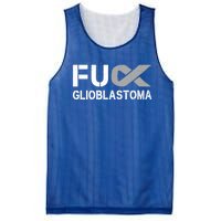 Fuck Glioblastoma Fu Cancer Awareness Ribbon Warrior Fighter Meaningful Gift Mesh Reversible Basketball Jersey Tank