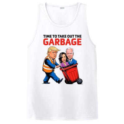 Funny Garbage For Trump 2024 Time To Take Out The Garbage PosiCharge Competitor Tank