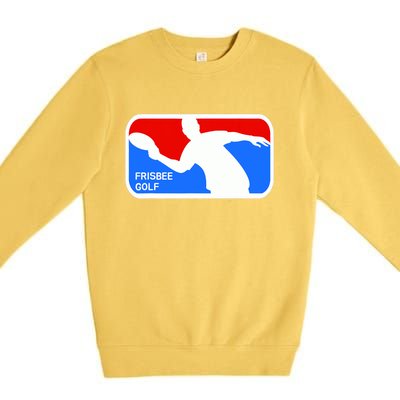 Frisbee Golf Premium Crewneck Sweatshirt