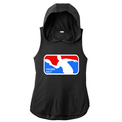 Frisbee Golf Ladies PosiCharge Tri-Blend Wicking Draft Hoodie Tank