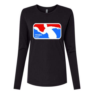 Frisbee Golf Womens Cotton Relaxed Long Sleeve T-Shirt