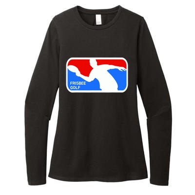 Frisbee Golf Womens CVC Long Sleeve Shirt