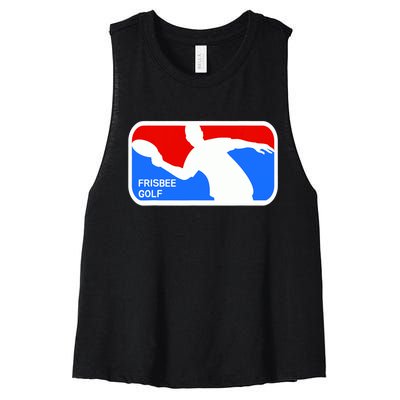 Frisbee Golf Women's Racerback Cropped Tank