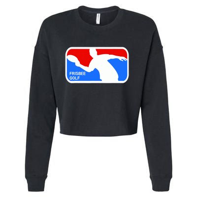 Frisbee Golf Cropped Pullover Crew