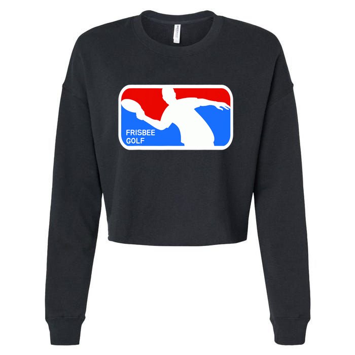 Frisbee Golf Cropped Pullover Crew