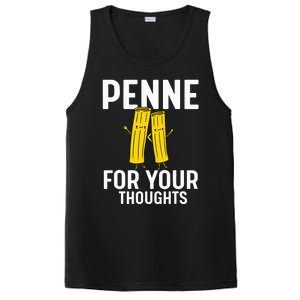 Funny Gifts For Pasta Lovers Penne For Your Thoughts PosiCharge Competitor Tank