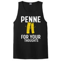 Funny Gifts For Pasta Lovers Penne For Your Thoughts PosiCharge Competitor Tank