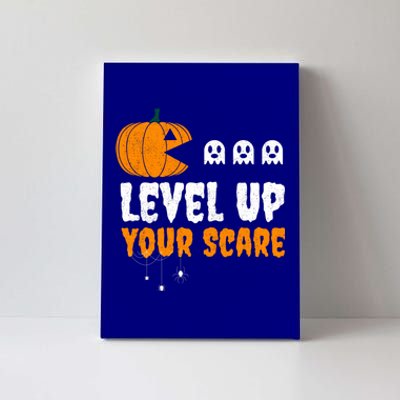 Funny Gamer For Video Game Lovers Halloween Gaming Pumpkin Gift Canvas