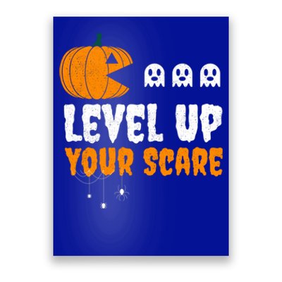 Funny Gamer For Video Game Lovers Halloween Gaming Pumpkin Gift Poster