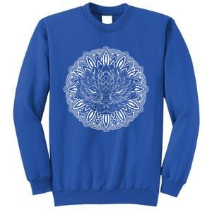 Fractal Geometry Flower Blossom Boho Dala Yoga Art Lotus Meaningful Gift Sweatshirt